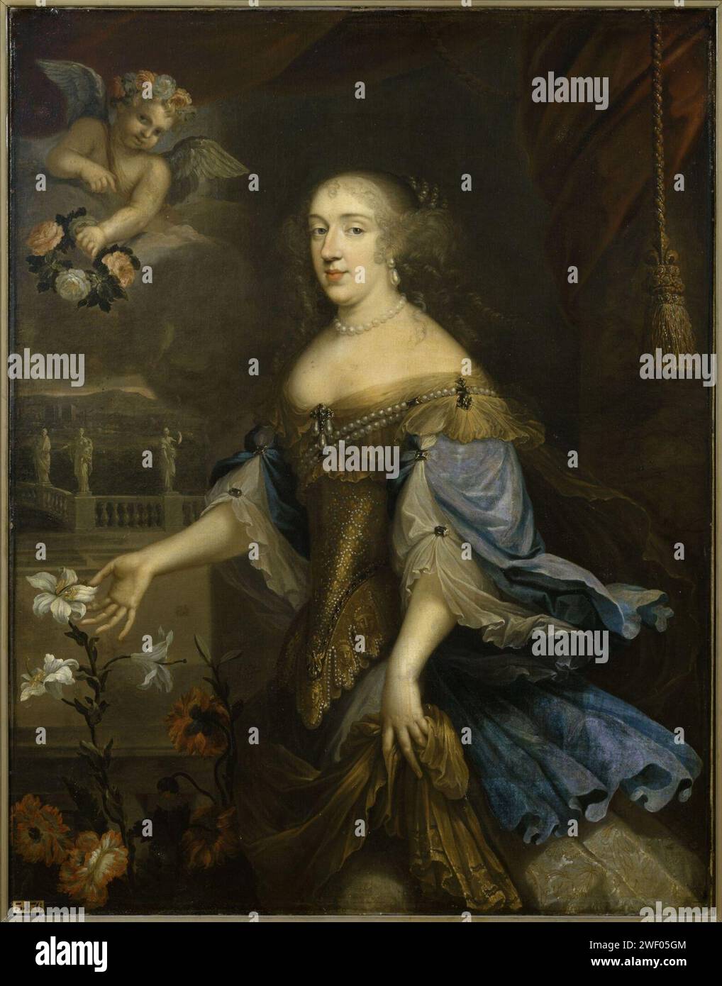 Anne Marie Louise d'Orléans, Herzogin von Montpensier, La Grande Mademoiselle - Versailles MV 3476. Stockfoto