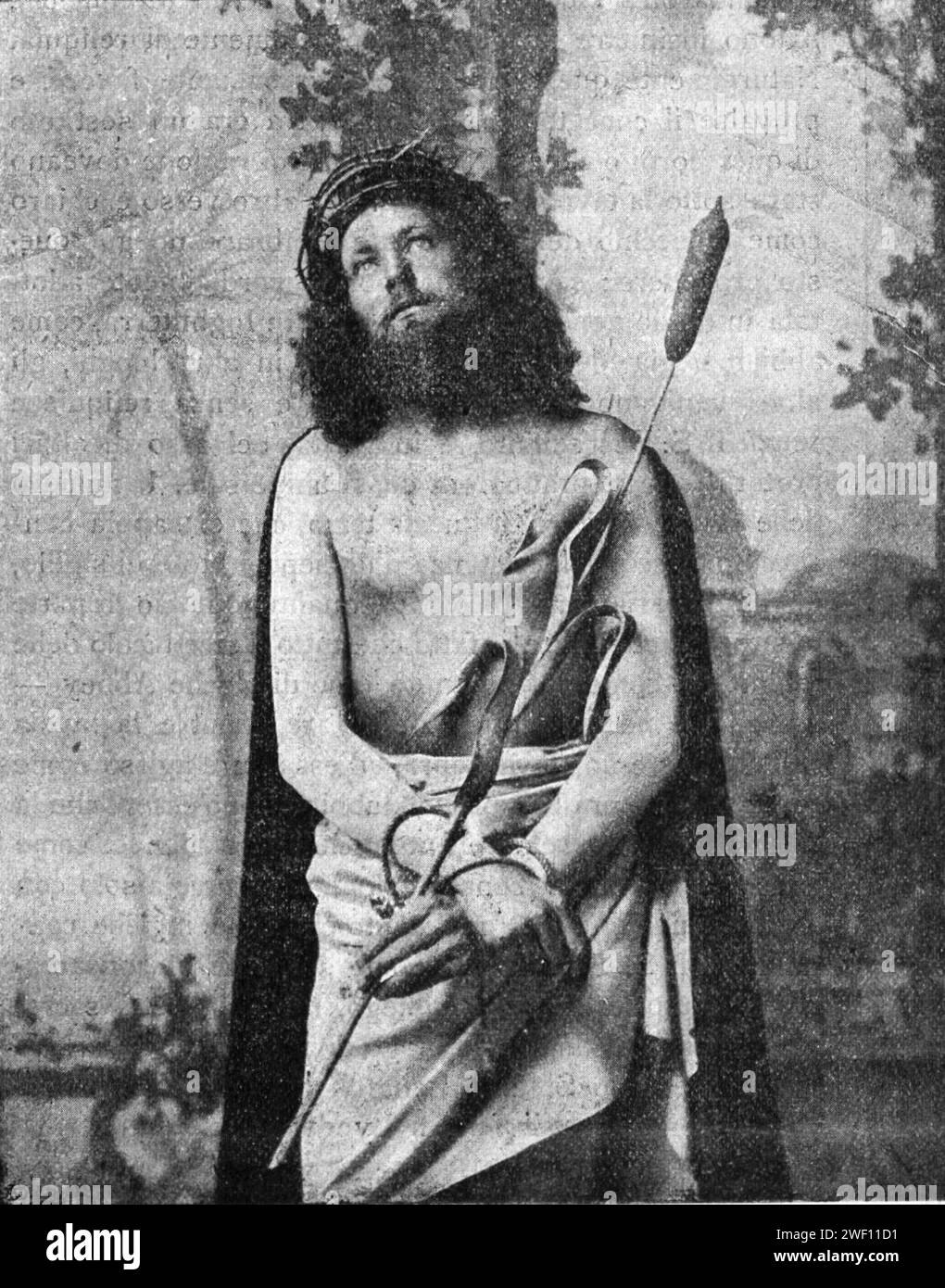 Anton lang nell'Ecce Homo, ante 1910 - Archivio Meraviglioso ICM BC1910n24f1. Stockfoto
