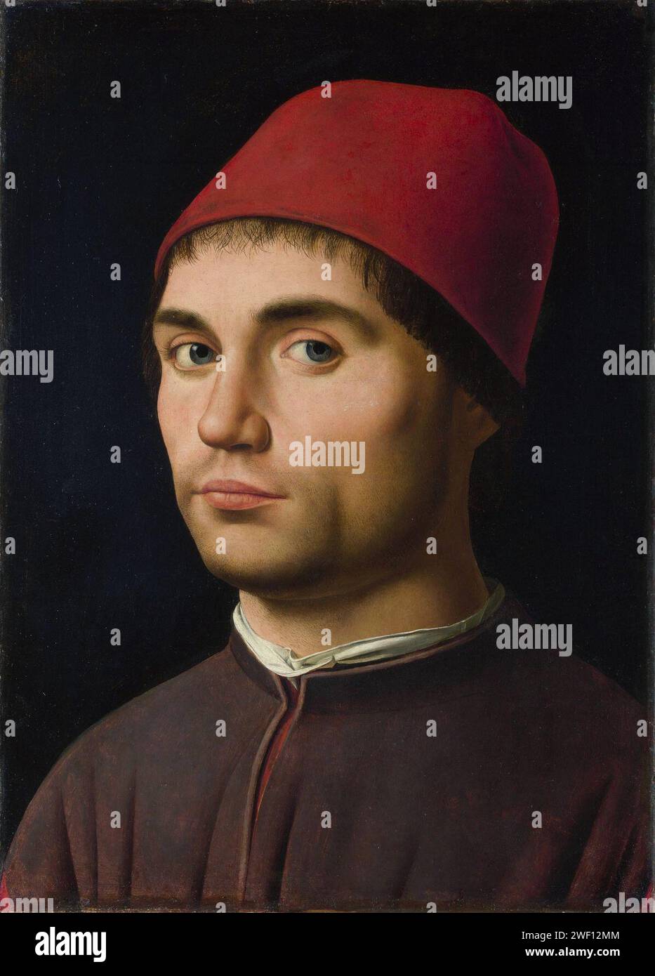 Antonello da Messina - Porträt eines Mannes Stockfoto