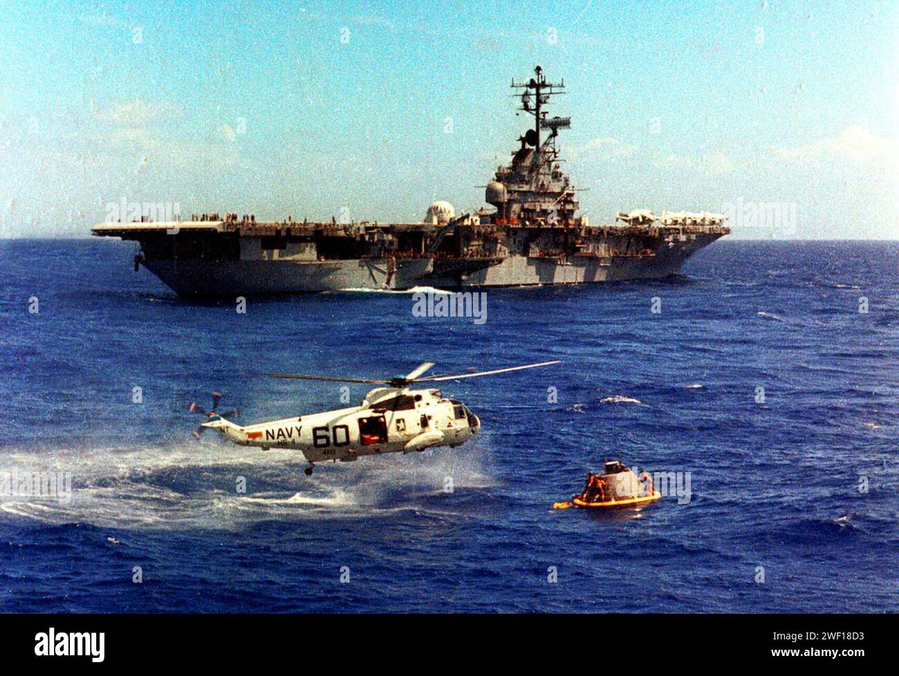 Apollo 11 Praxis Genesung. Stockfoto