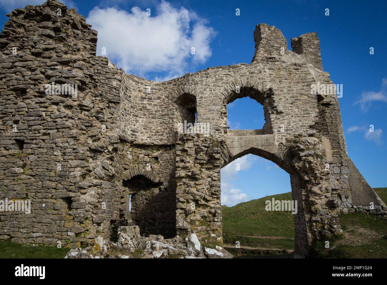 Pennard Castle, Gower - 2012 Stockfoto