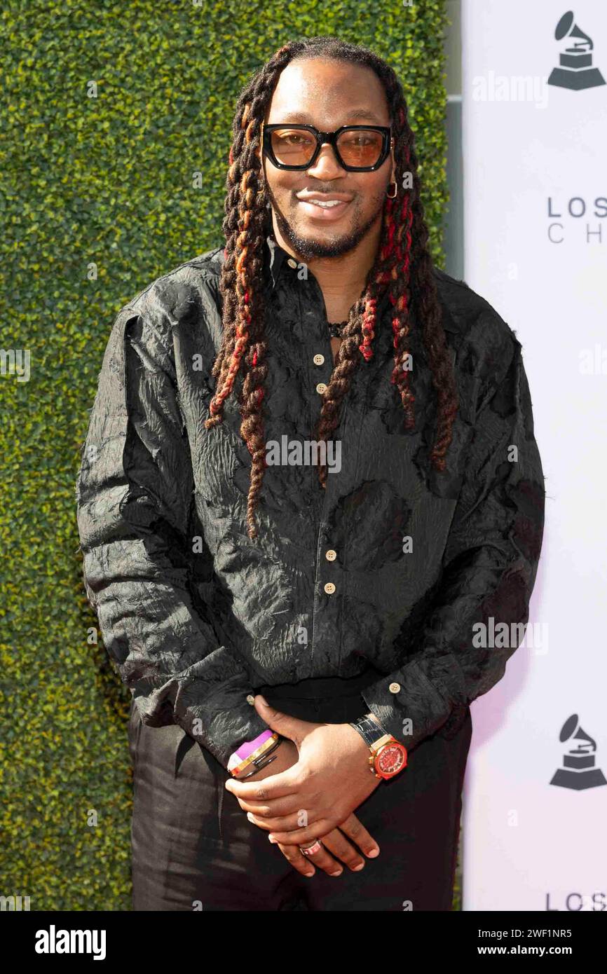 Kizzo nimmt 66 am 27. Januar 2024 an der Feier der Recording Academy® Los Angeles Chapter Nominee Celebration im NeueHouse Hollywood in Los Angeles Teil. (Foto: Corine Solberg/SipaUSA) Stockfoto