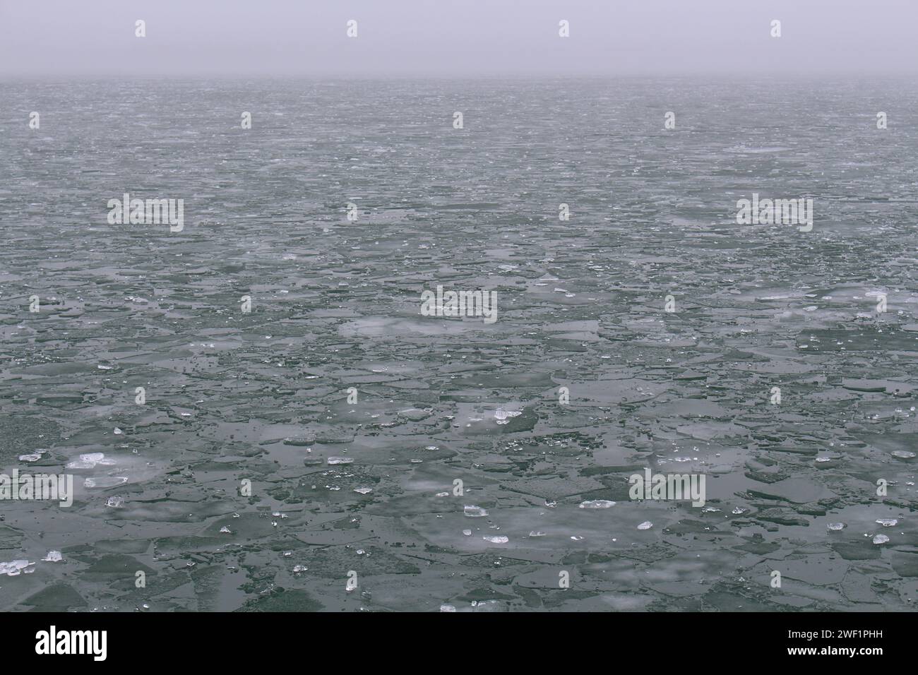 Zugefrorenen See Stockfoto