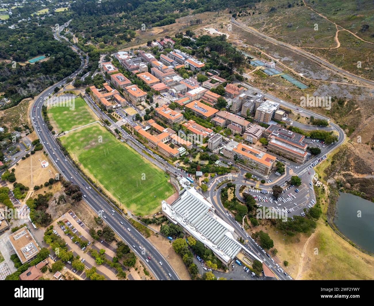 Universität Kapstadt UCT, Rondebosch, Kapstadt, Südafrika Stockfoto