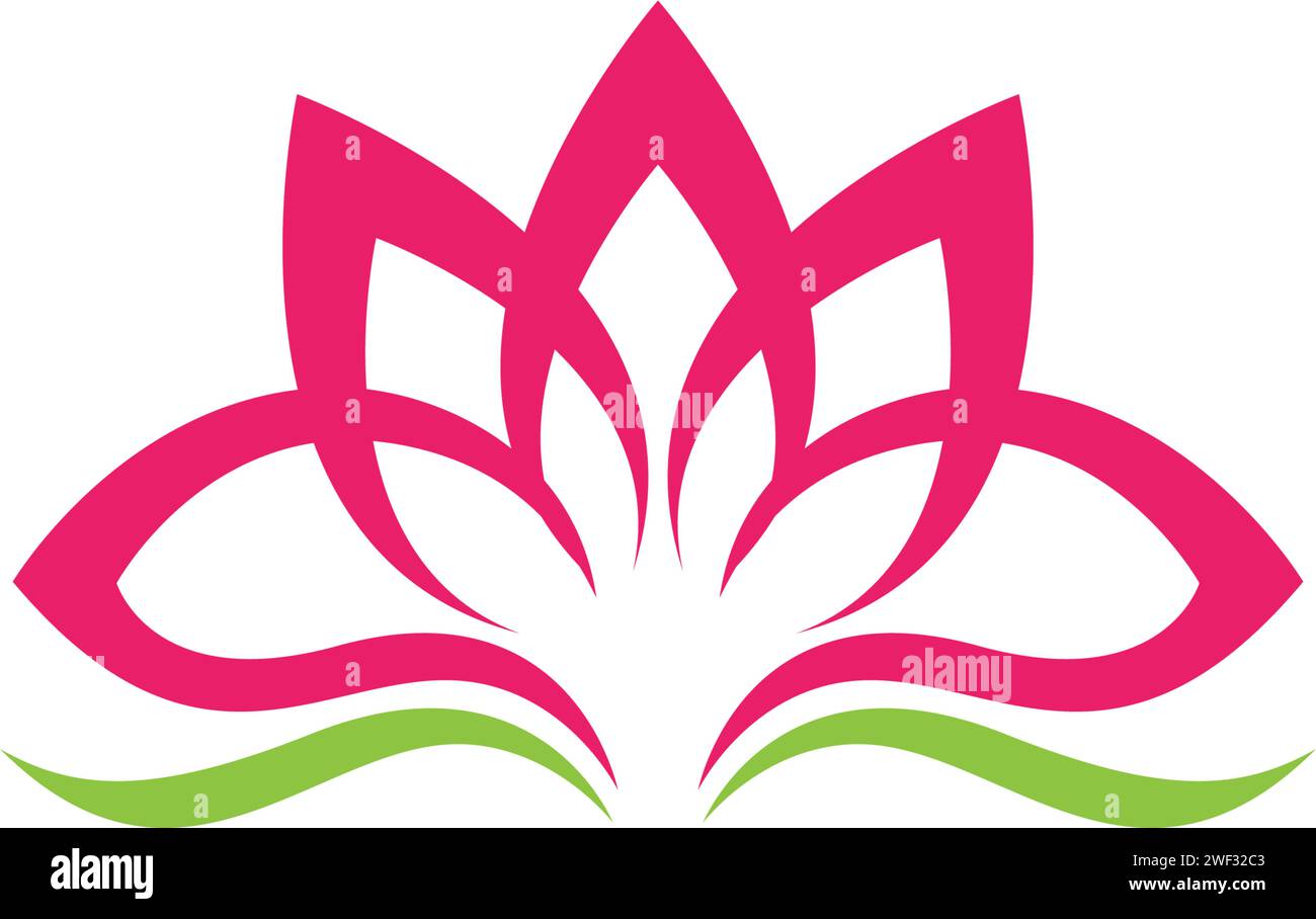 Schönheit Vektor Blumen design Logo-Vorlage-Symbol Stock Vektor