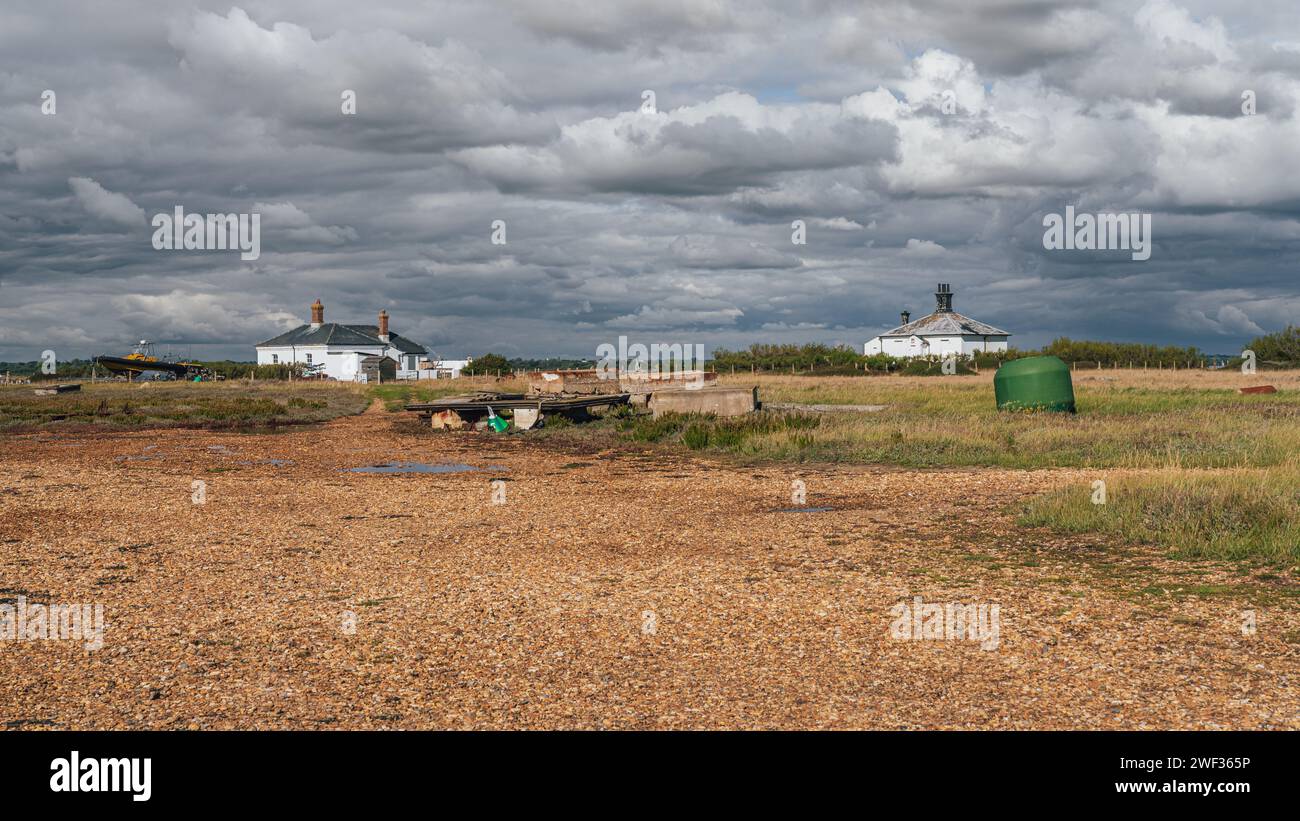 Hurst Point in der Nähe von Milford on Sea, Hampshire, England, Großbritannien Stockfoto