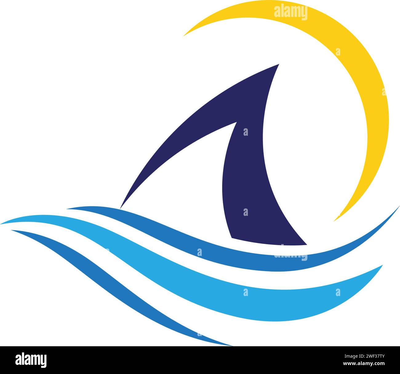 Shark Illustration Logo Vorlage Vektor Symbol Design Stock Vektor