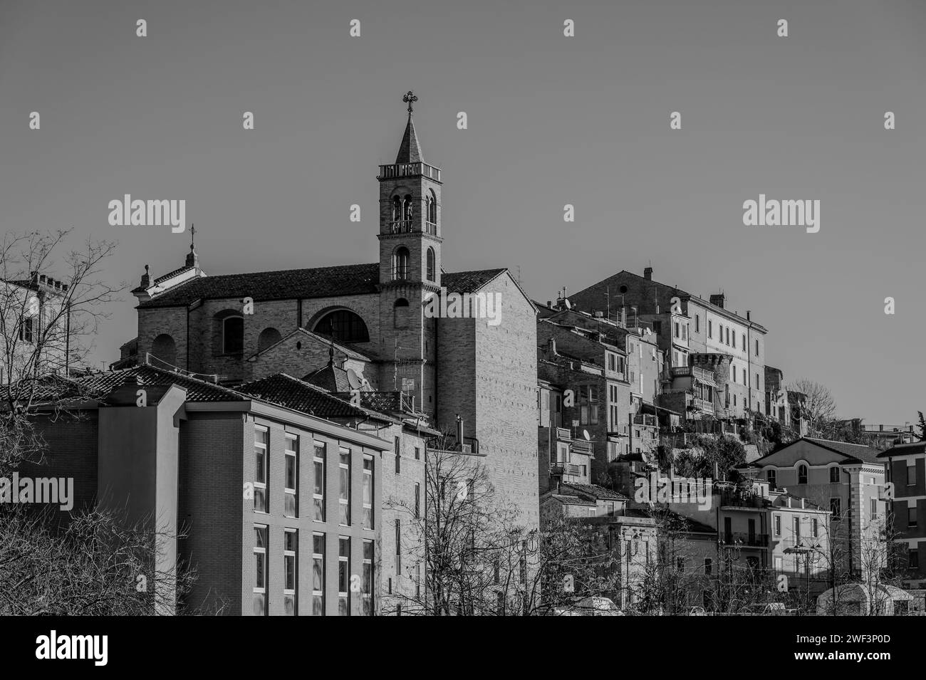 Acquaviva Picena ist eine italienische Gemeinde mit 3.630 Einwohnern in der Provinz Ascoli Piceno in den Marken Stockfoto