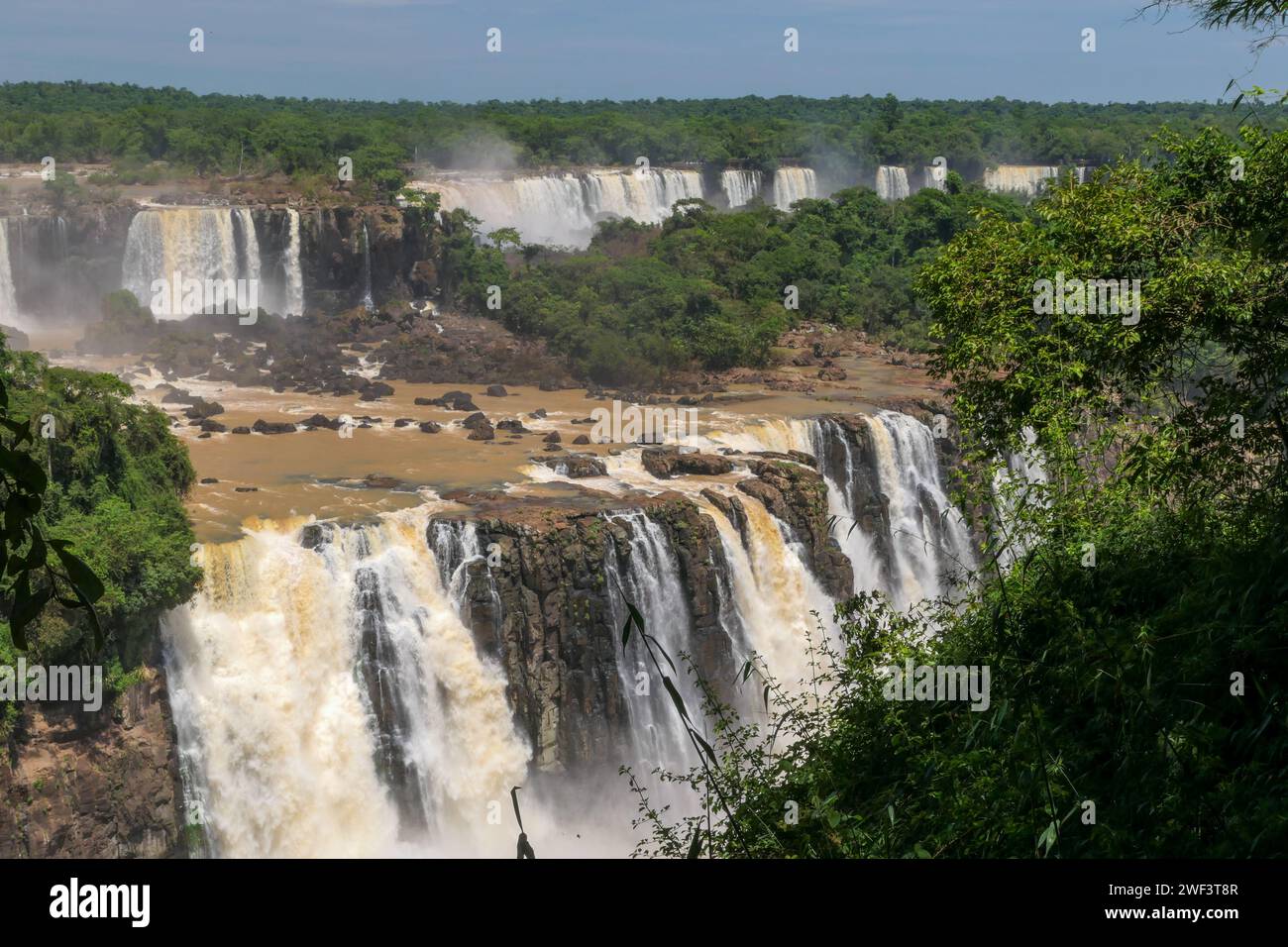 Iguacu Falls, Brasilien (Foz de Iguacu) Stockfoto
