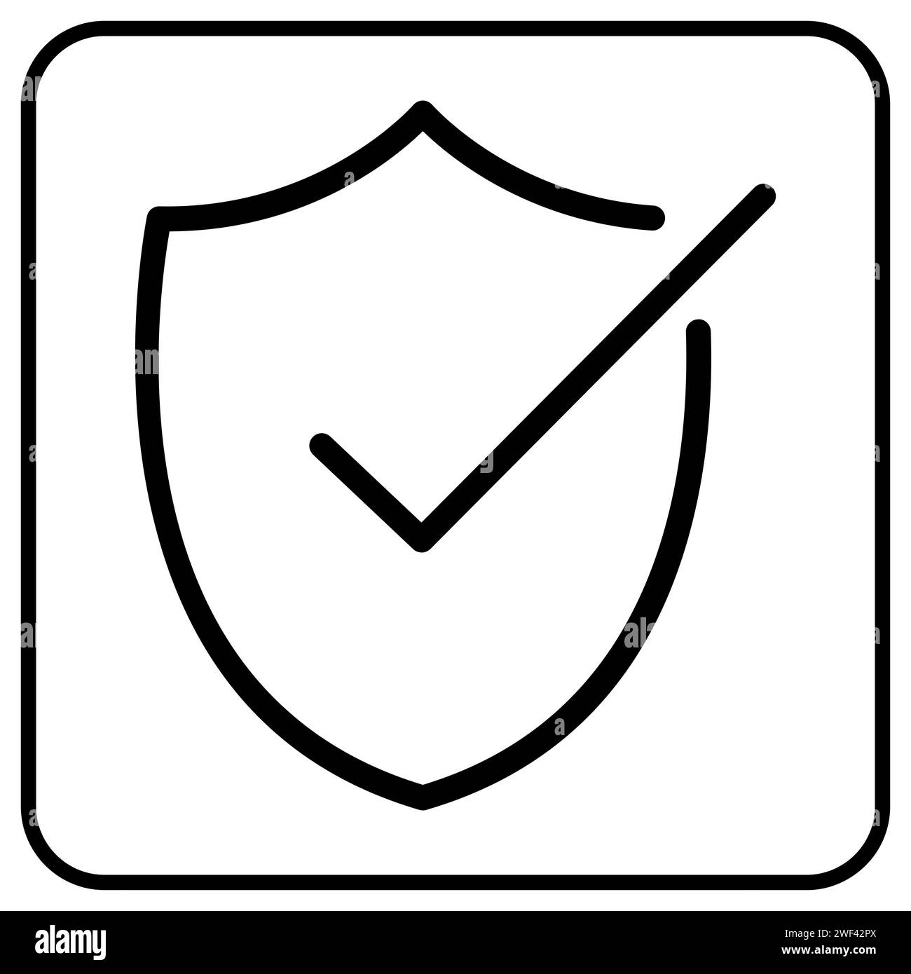 Symbol für den Safe in der Karosseriebau Stock Vektor