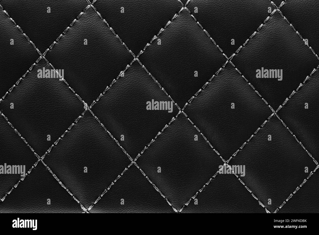 Schwarzer Hintergrund mit Lederstruktur, polierter Hintergrund für Design in Ihrem Arbeitskonzept. Stockfoto