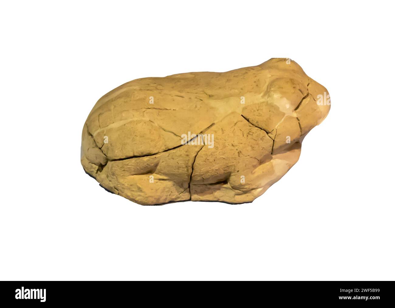 Froschfigur aus der 1. Hälfte des 6. Jahrhunderts v. Chr. Ildiri - Erythrai Stockfoto