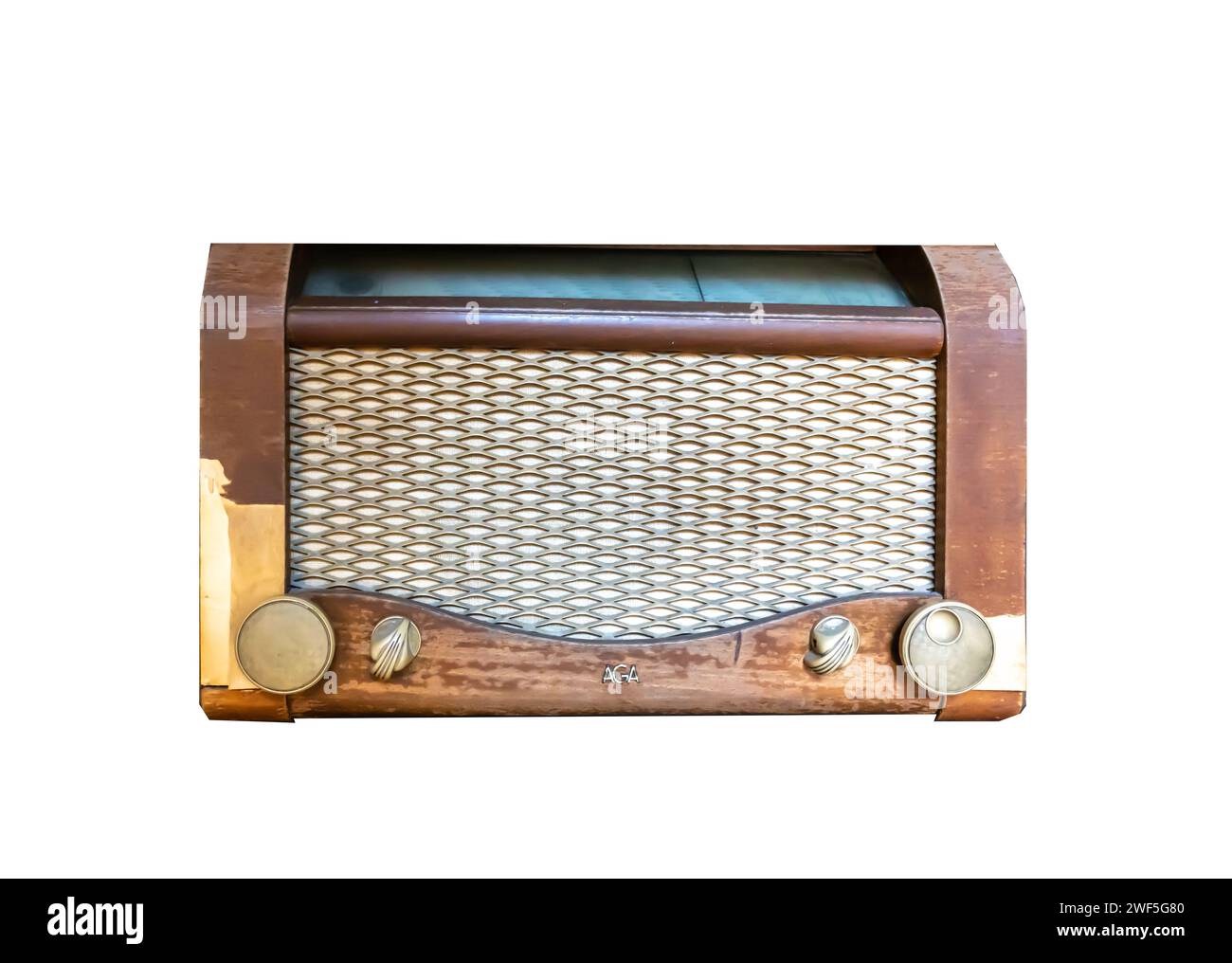 1841 , Broadcast Receiver - oder Tuner nach WW2 1950. Alternative Bezeichnung: AGA-Baltic Radio ab; Stockholm Stockfoto