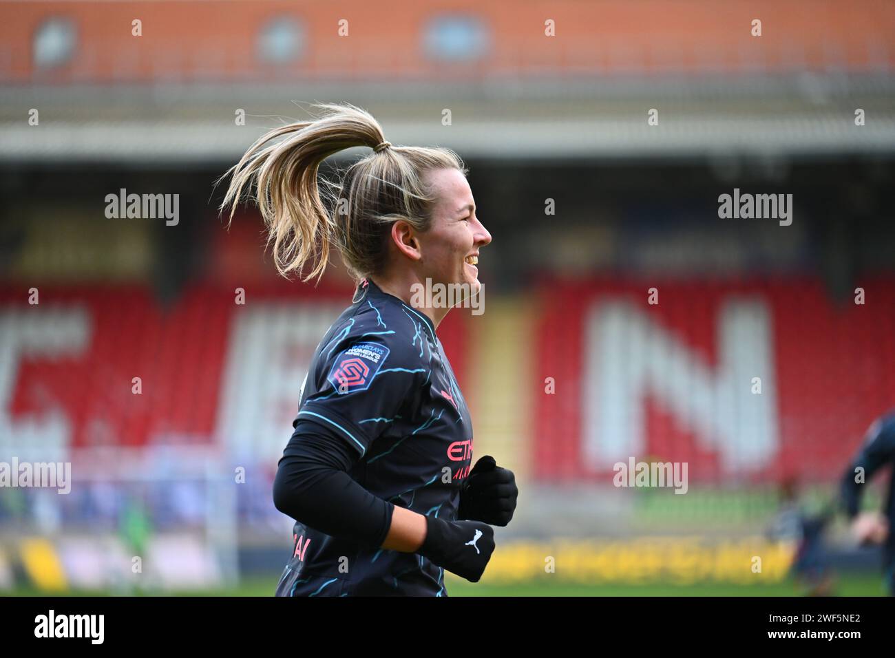 Lauren Hanp, Tottenham Hotspur Women gegen Manchester City Women im Gaughan Stadium, East London, UK. Sonntag, 28. Januar 2024 Stockfoto