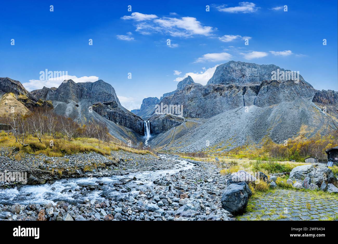 Changbai Mountain North Scenic Area, Antu County, Yanbian Korean Autonomous Prefecture, Provinz Jilin Changbai Mountain Wasserfall Stockfoto