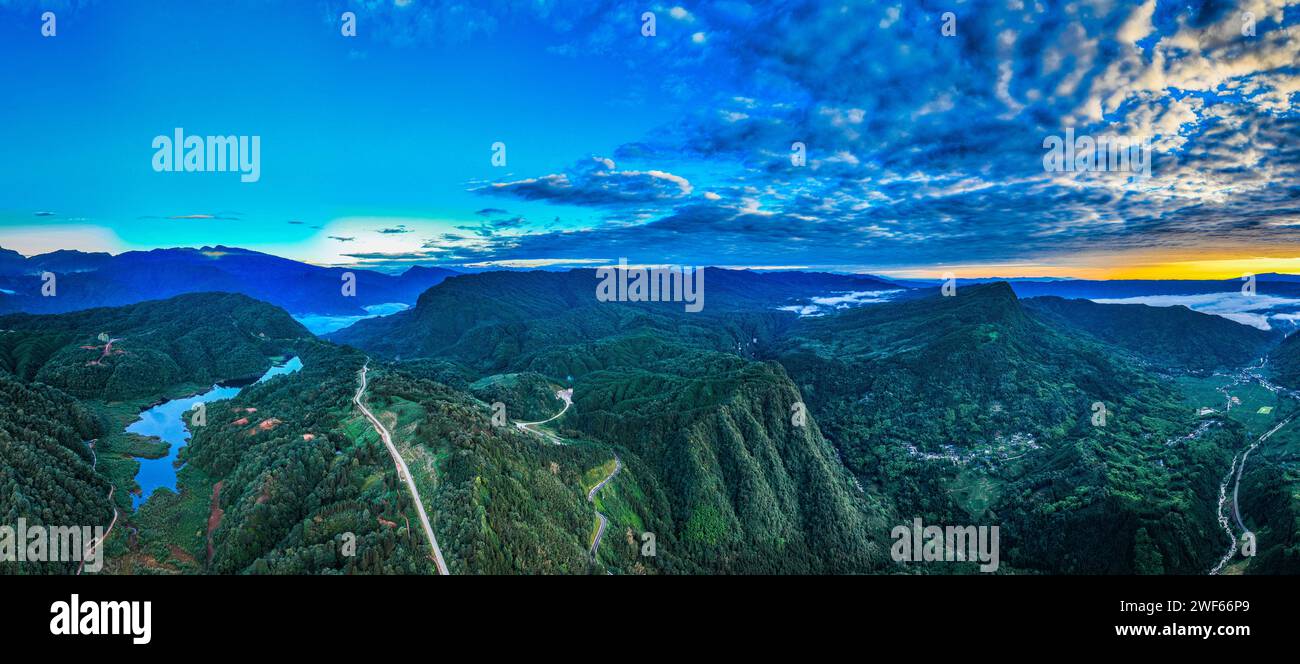 Haizi Mountain - Wawu Mountain Stockfoto