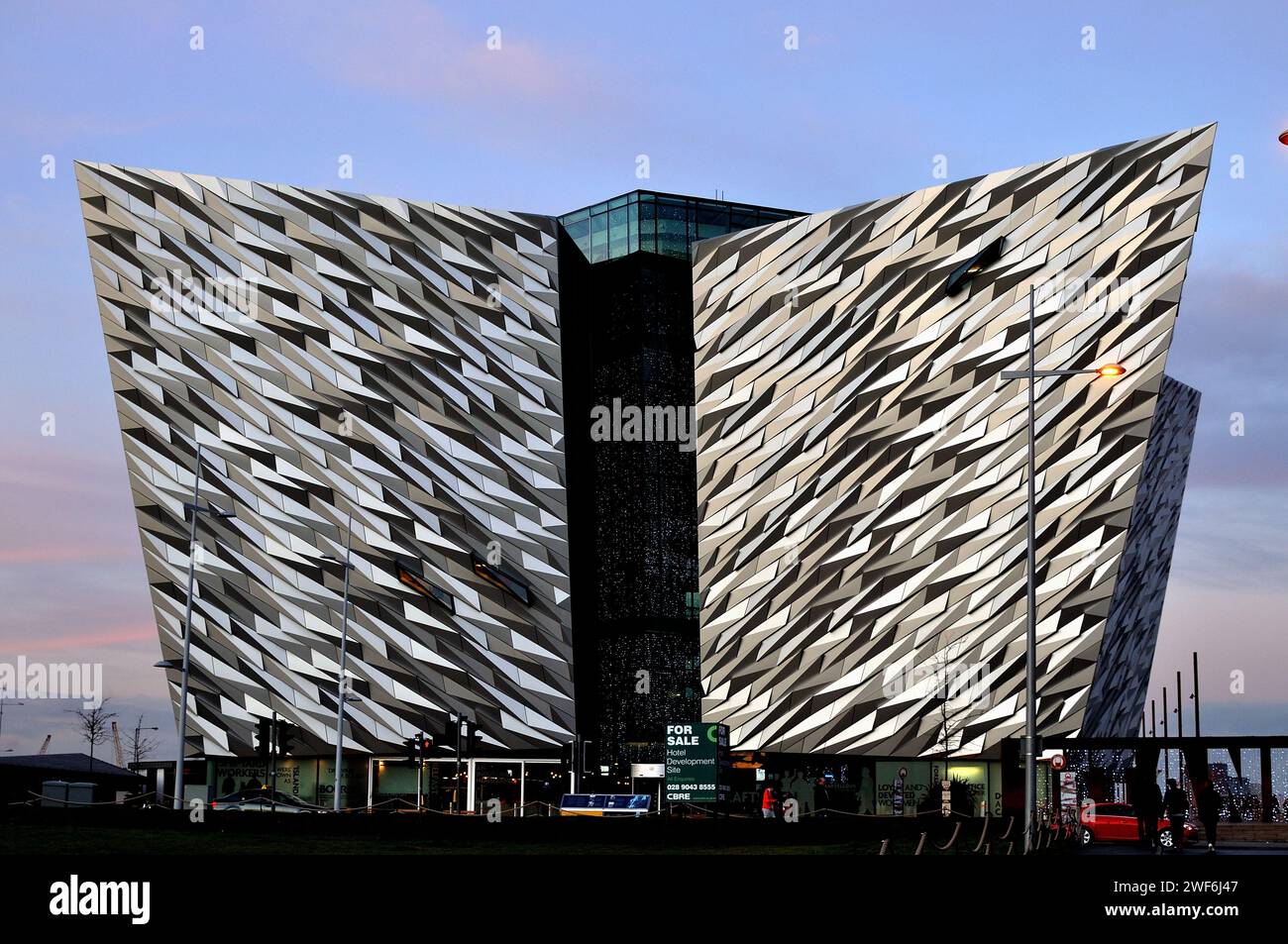 Belfast Titanic Museum Stockfoto