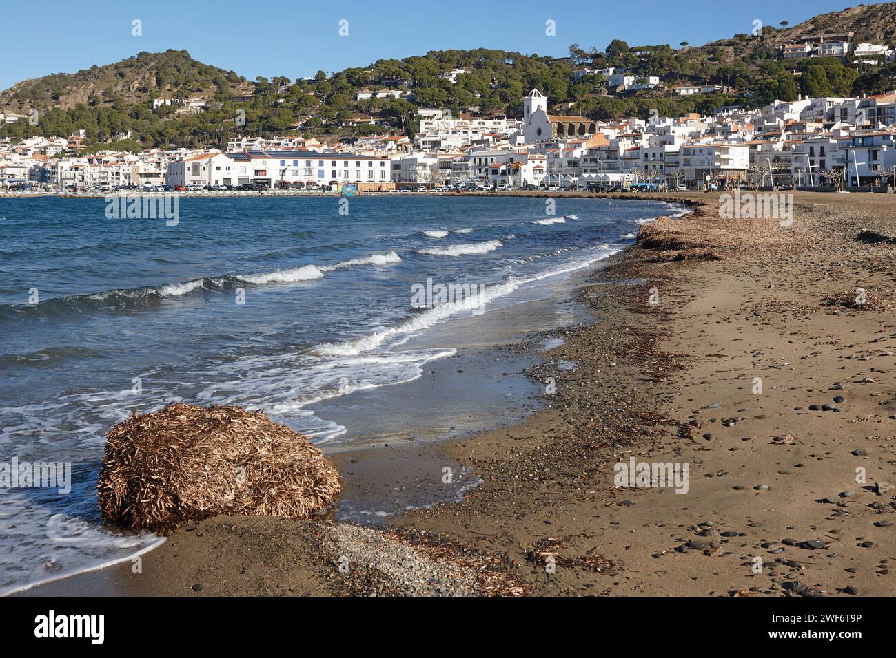 Port de la Selva. Malerisches mediterranes Dorf. Costa Brava. Spanien Stockfoto