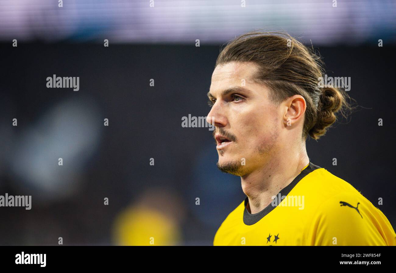 Dortmund, Deutschland. Januar 2024. Marcel Sabitzer (BVB) Borussia Dortmund - VfL Bochum 28.01.2024 Urheberrecht (nur für journalistische Zwecke) von : Stockfoto