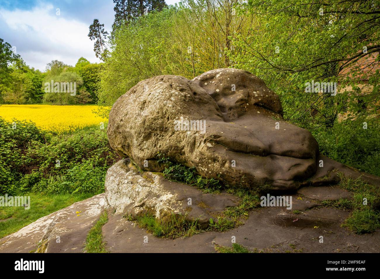 Großbritannien, England Kent, Chiddingstone, Dorf, der Chiding Stone Stockfoto