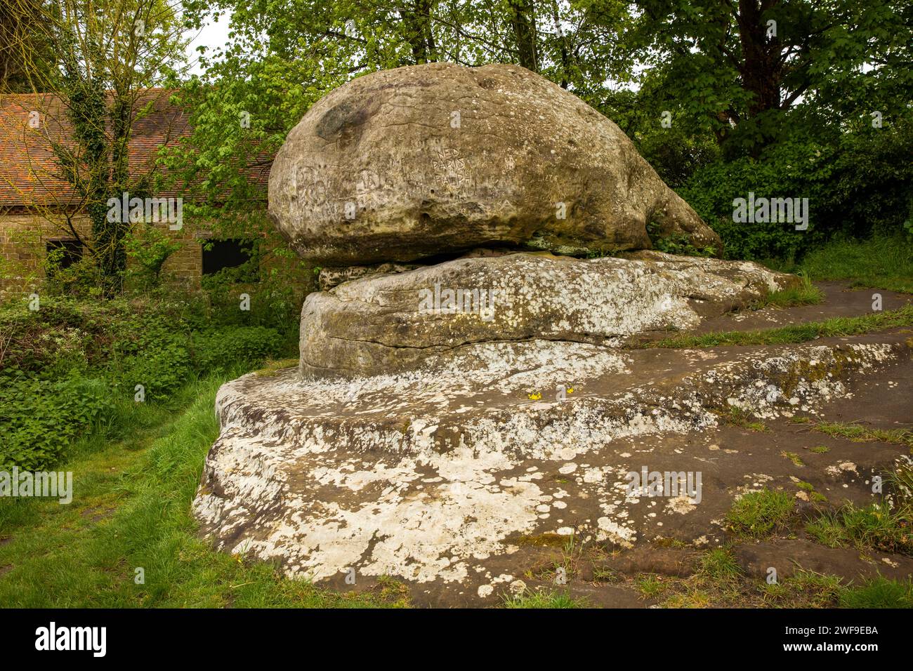 Großbritannien, England Kent, Chiddingstone, Dorf, der Chiding Stone Stockfoto