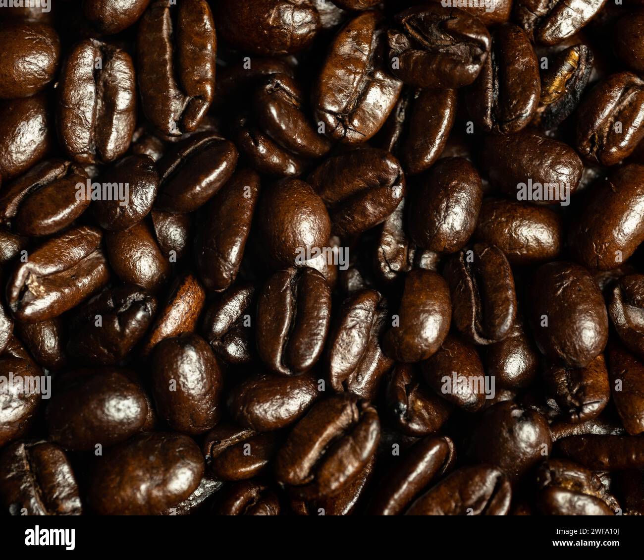 Makro Coffee Bean Shot Stockfoto
