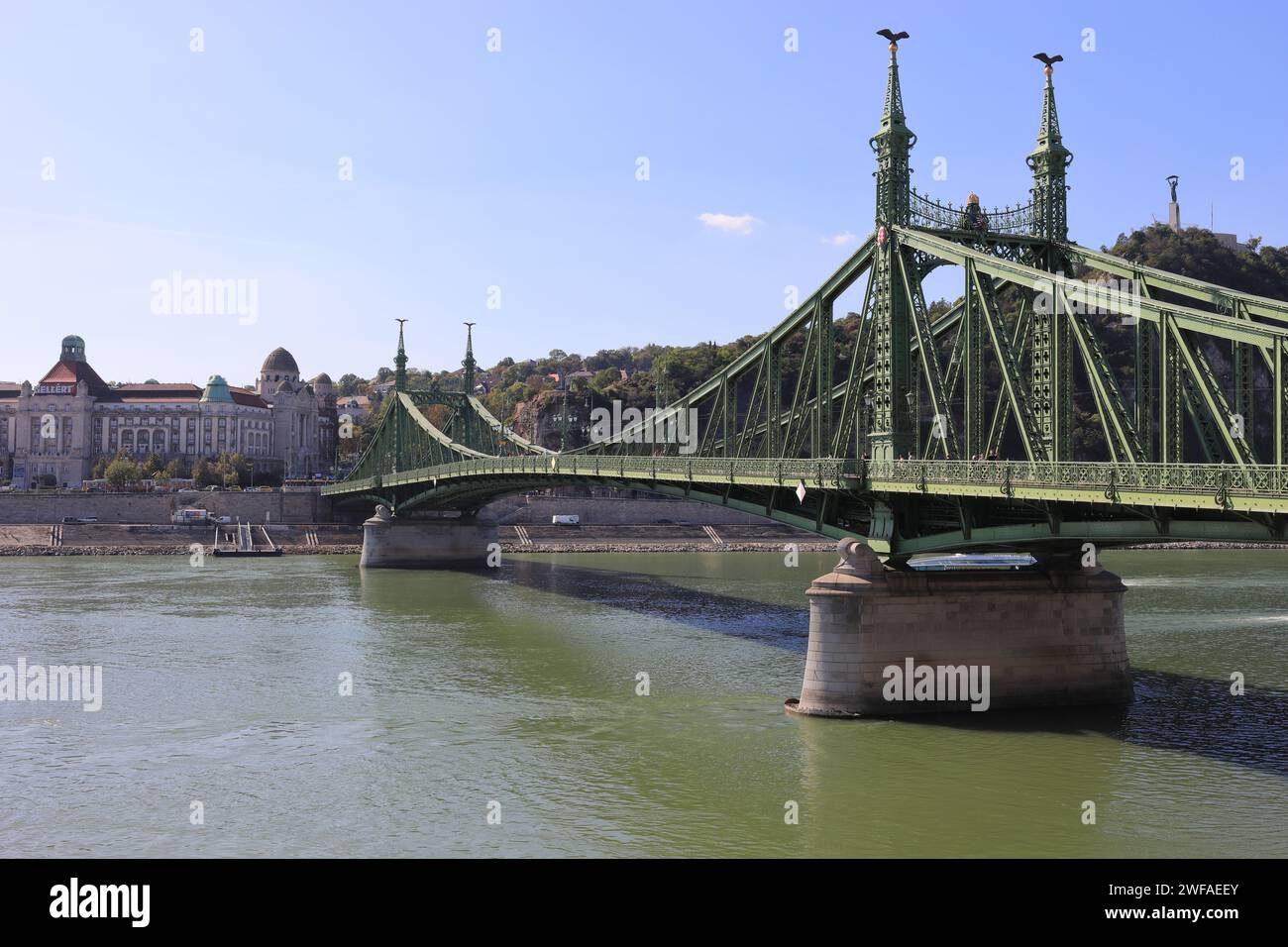 Freiheitsbrücke (Ungarisch: Szabadság Híd) Stockfoto