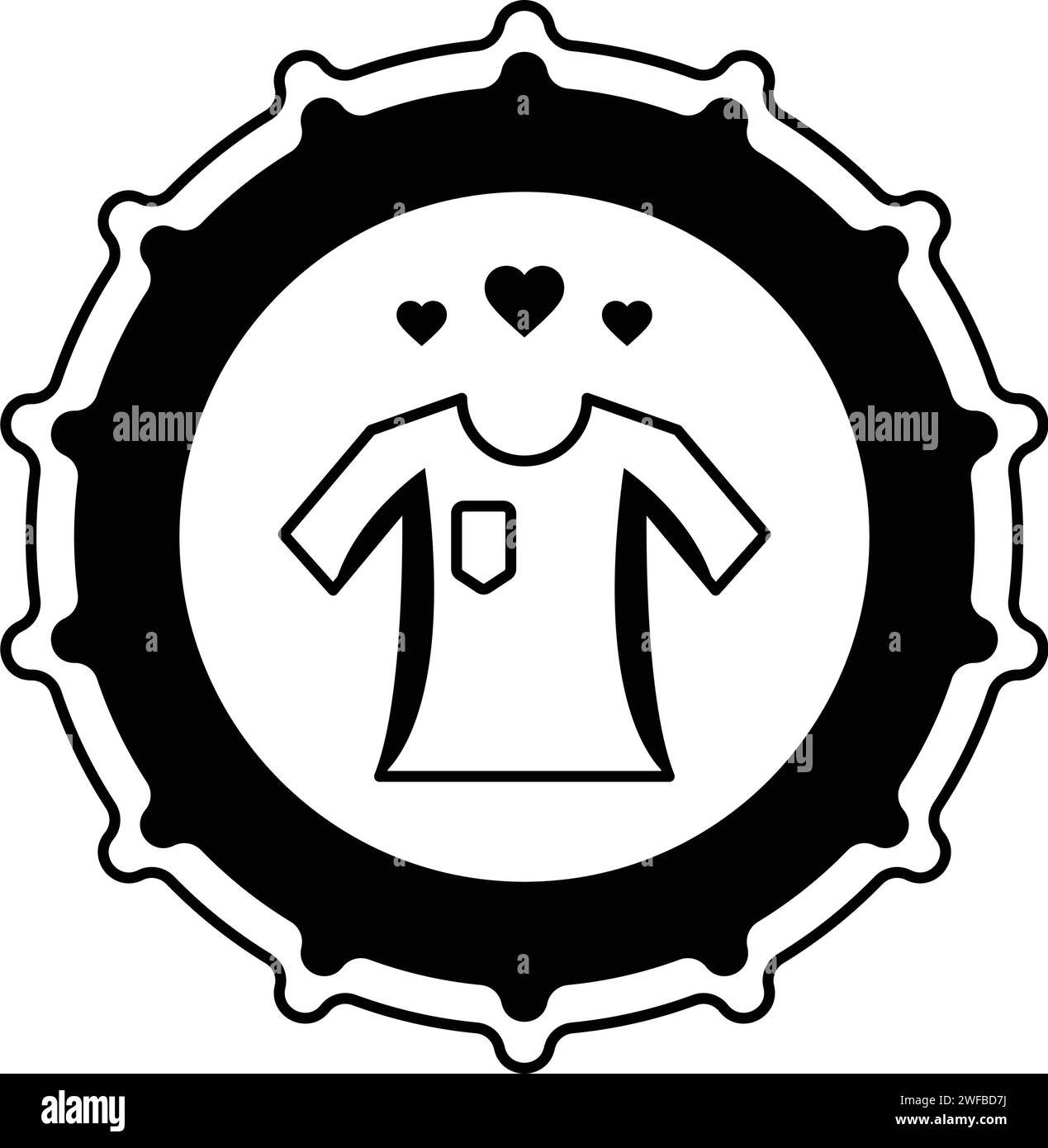 Spendensymbol Vektor Illustration Design Vorlage Stock Vektor