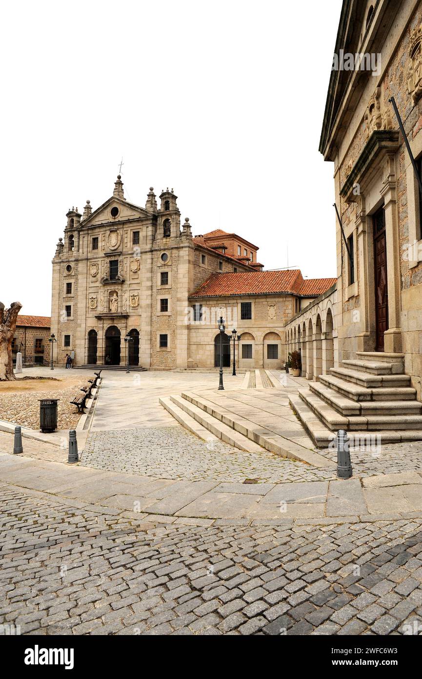 Iglesia-convento de Santa Teresa, 17. Jahrhundert. Avila, Castilla y Leon, Spanien. Stockfoto