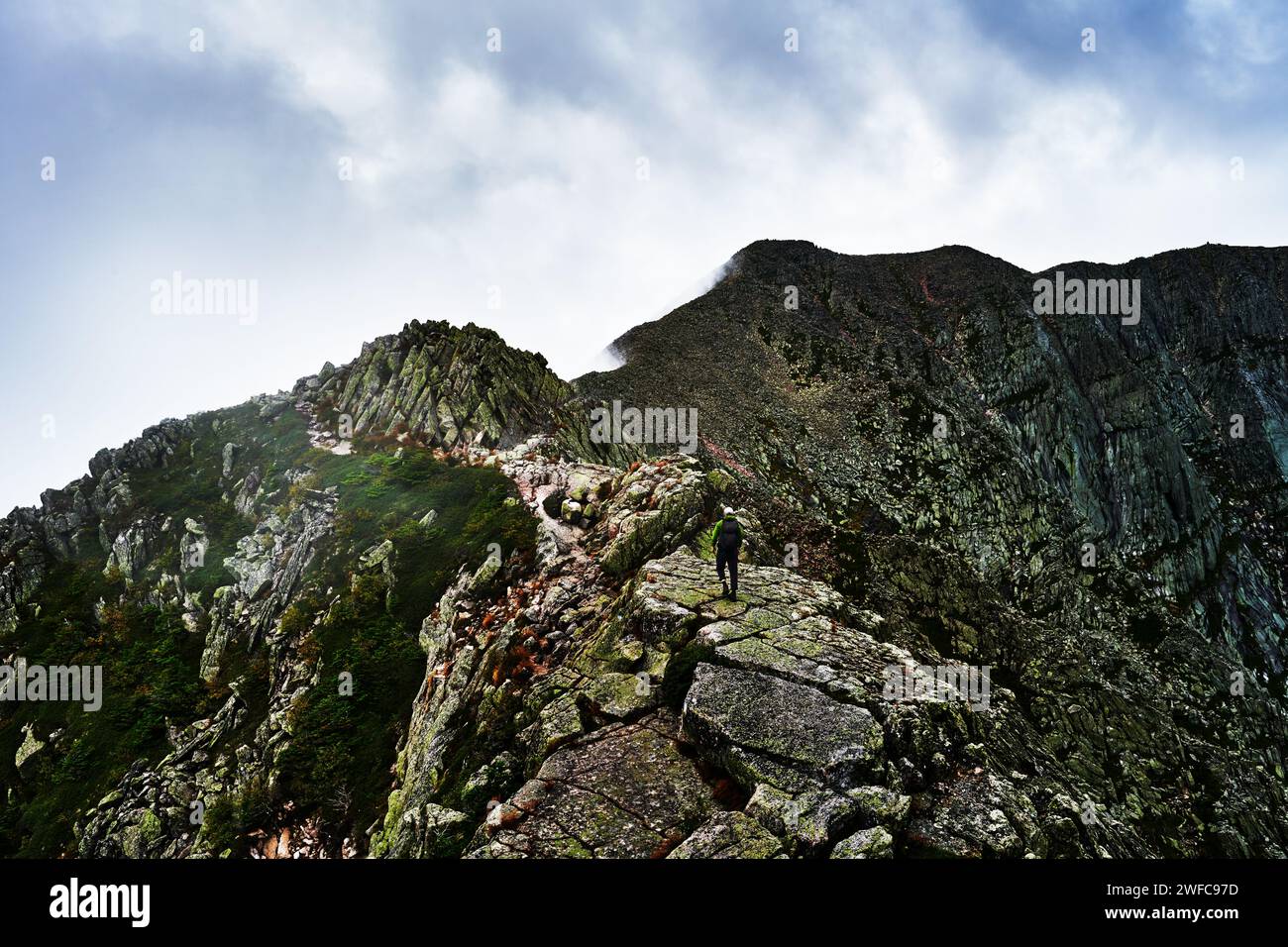 Blick vom Mount Katahdin, appalachian Trail, Baxter State Park, Maine, USA Stockfoto