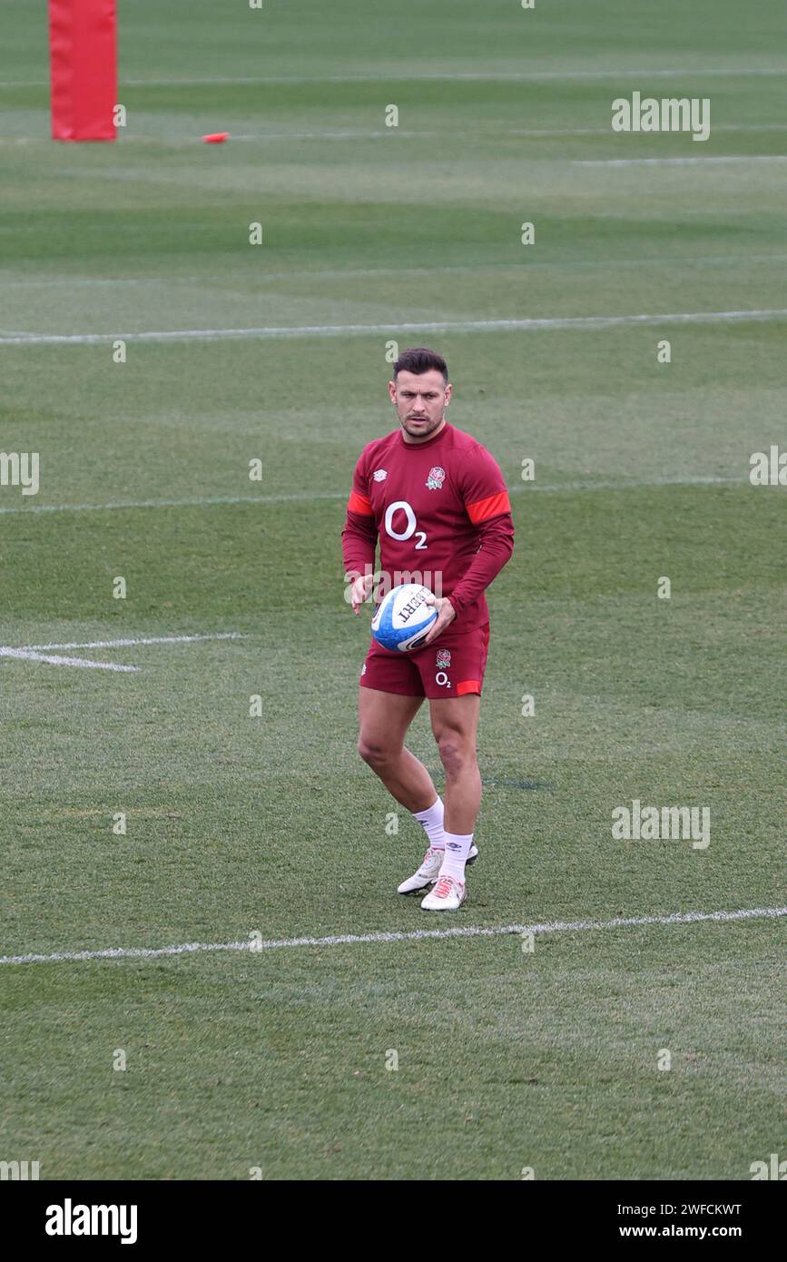 Girona, Spanien, 29. Januar 2024 - Danny Care im englischen Rugby-Trainingslager für Männer. Stockfoto