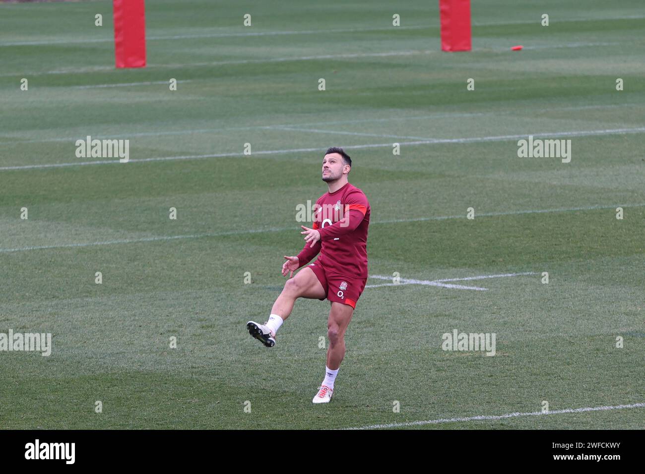 Girona, Spanien, 29. Januar 2024 - Danny Care im englischen Rugby-Trainingslager für Männer. Stockfoto
