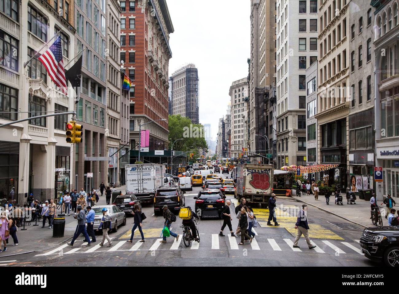 New York City: 5th Avenue in Manhattan Stockfoto