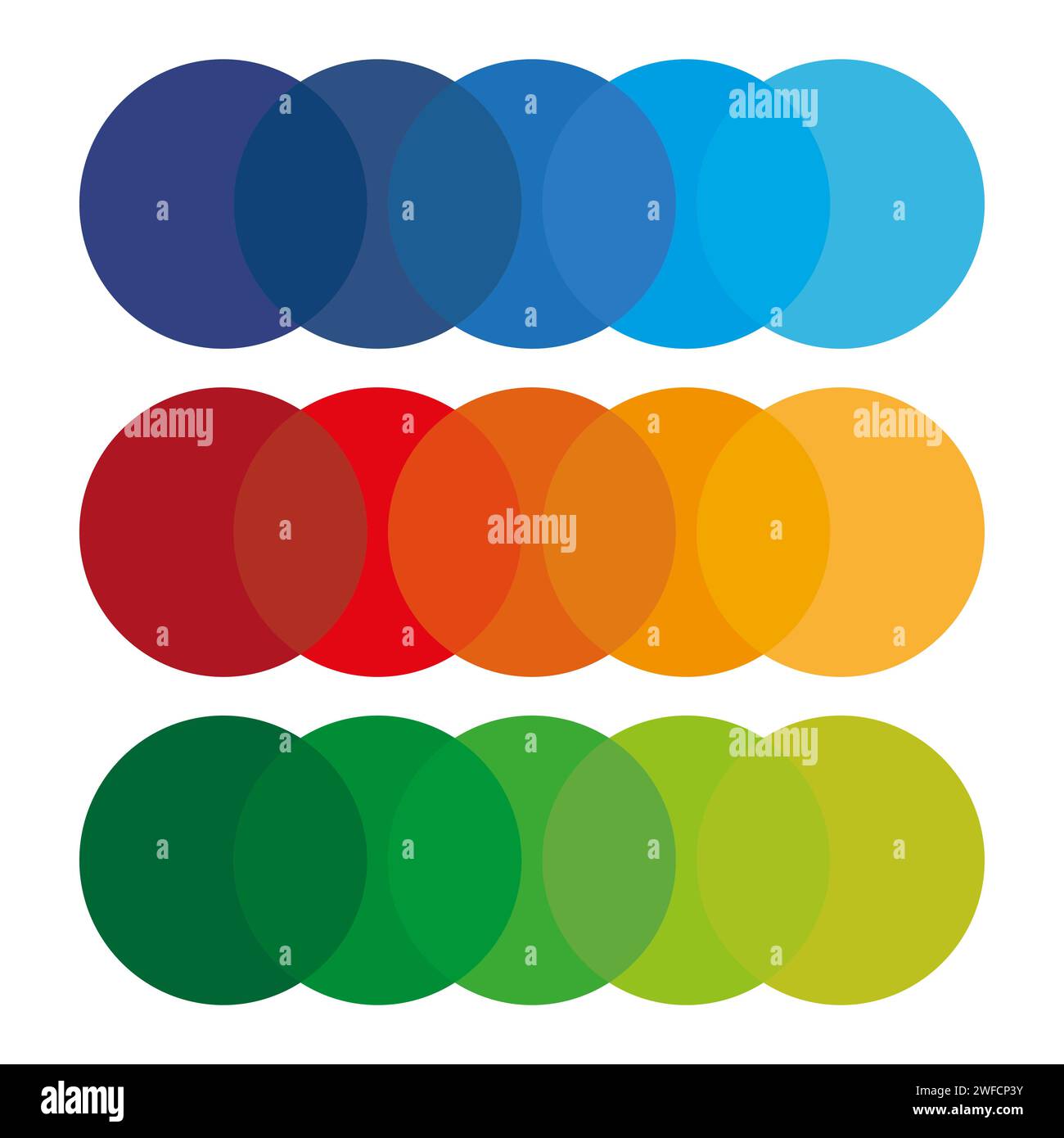 Farbige Kreise Halbtöne. Verlaufsfarbe. Geometrisches Collage-Design. Vektorabbildung. Rohbild. EPS 10. Stock Vektor