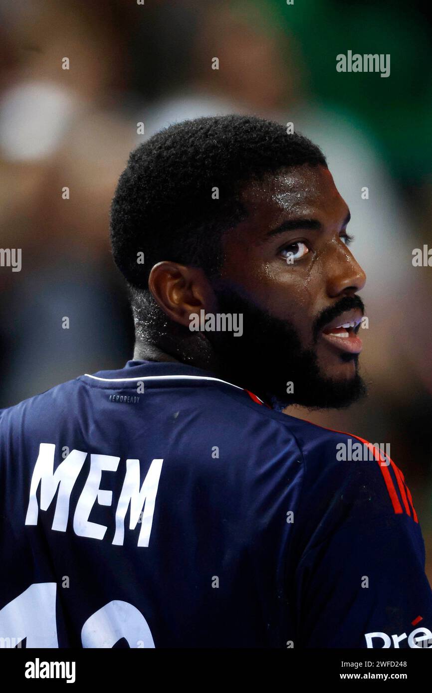 Handball, EHF-Europameisterschaft der Männer Finale Lanxess-Arena in Köln 28.01.2024 Dika MEM (FRA) Foto : Norbert Schmidt, Düsseldorf Stockfoto