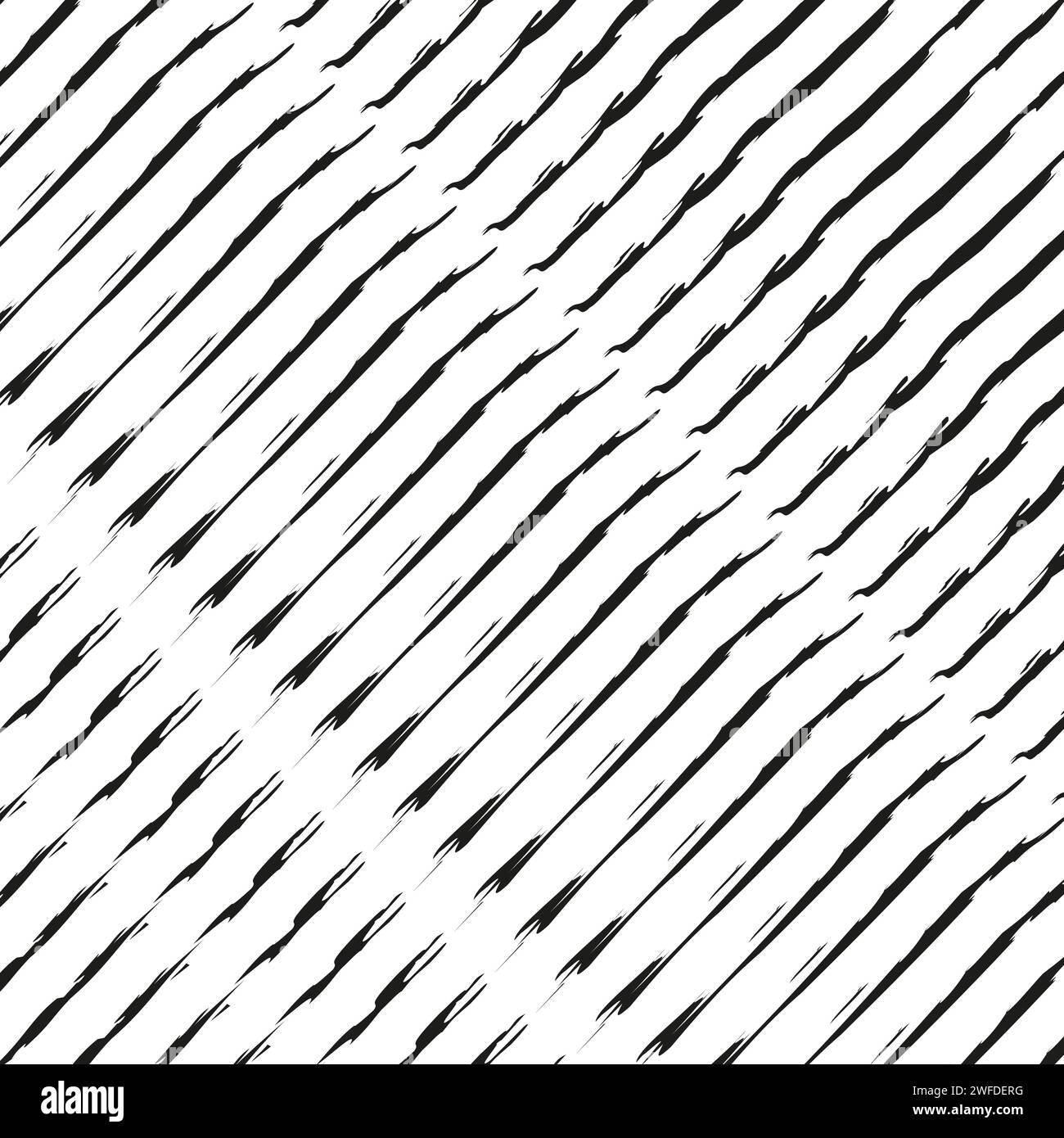 Schwarzweiß, nahtlos wiederholbares geometrisches Muster in Schwarzweiß. Vektorabbildung. EPS 10. Rohbild. Stock Vektor