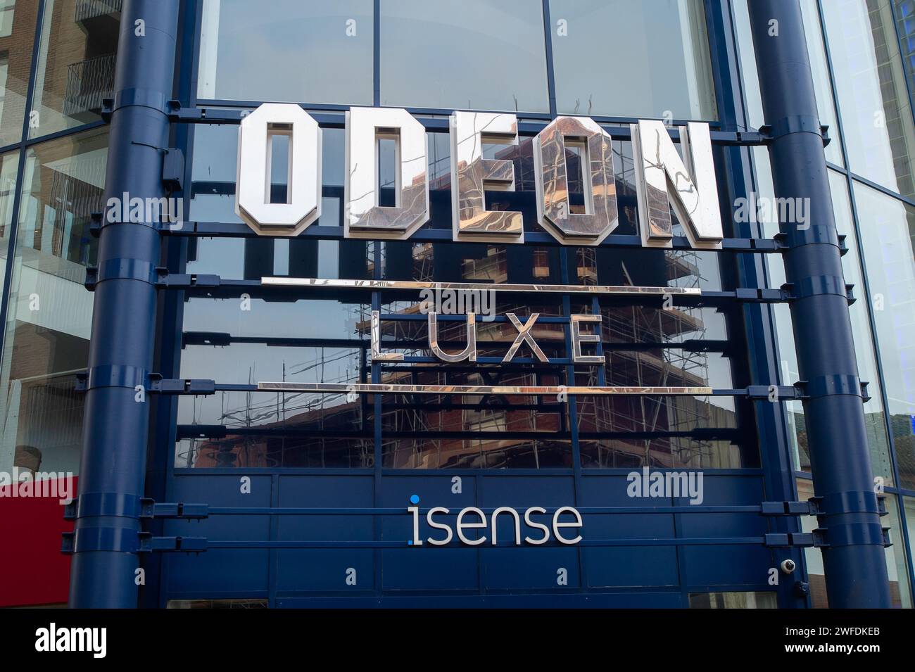 Maidenhead, Berkshire, Großbritannien. Januar 2024. Das Odeon Luxe isense Kino in Maidenhead, Berkshire. Kredit: Maureen McLean/Alamy Stockfoto