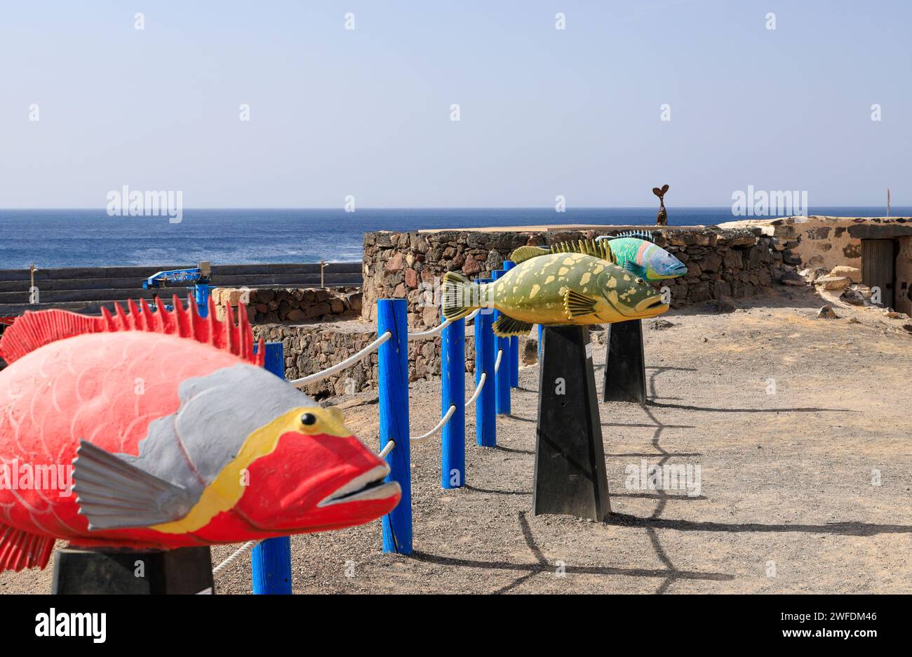 El Cotillo, Fuerteventura, Kanarische Inseln, Spanien. Stockfoto