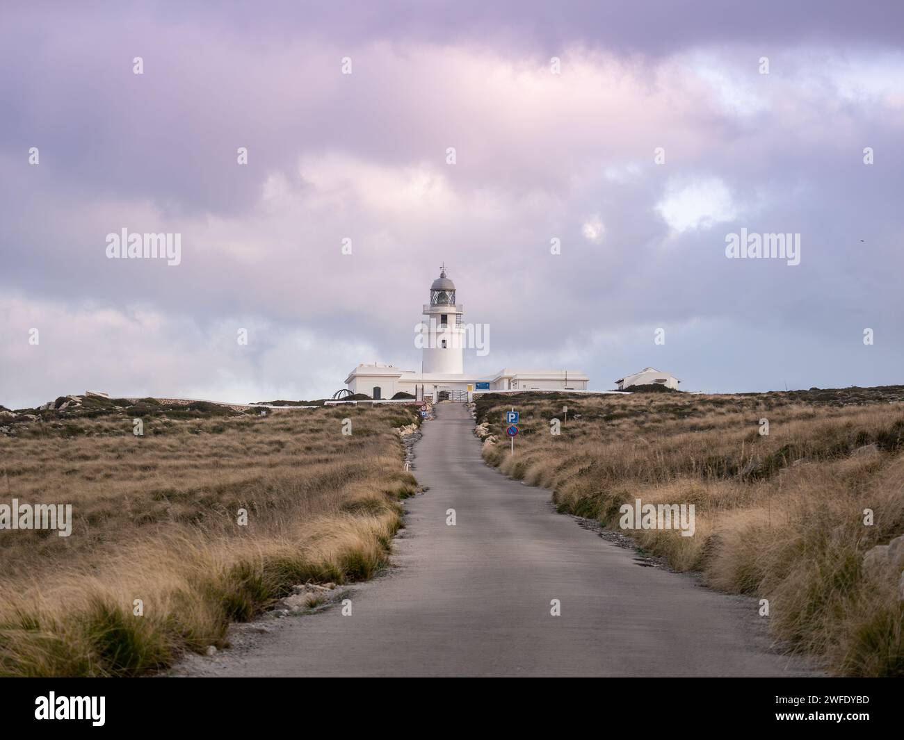 Leuchtturm Cavalleria auf Menorca Stockfoto