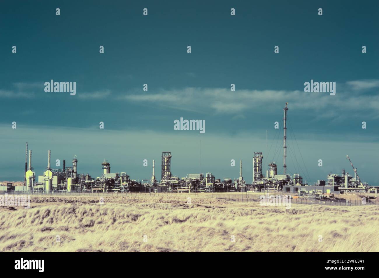 st fergus Gasterminal aberdeenshire schottland. Stockfoto