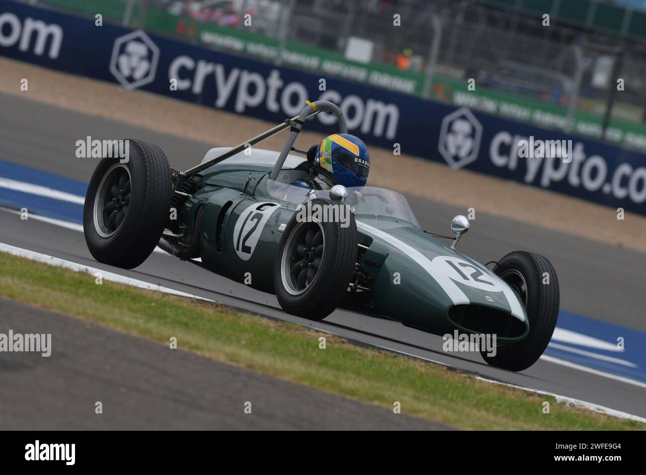 Historisches F1-Auto-Demonstration 2023 Grand Prix von Großbritannien Stockfoto