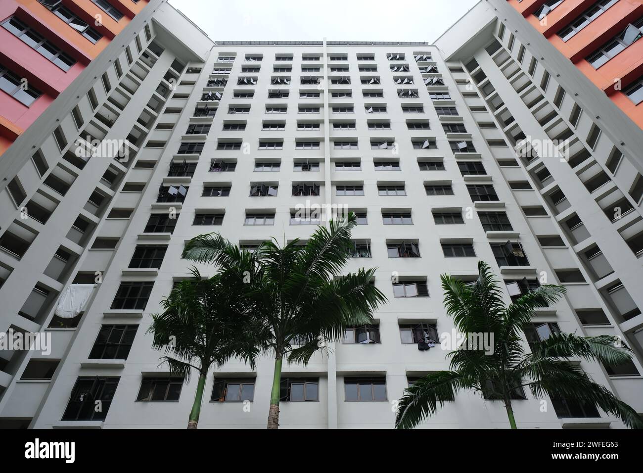 HDB-Gehäuse in Sengkang, Singapur Stockfoto