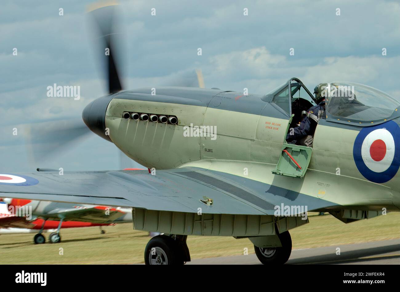 Supermarine Seafire - Duxford Flying Legends Airshow 2006 Stockfoto