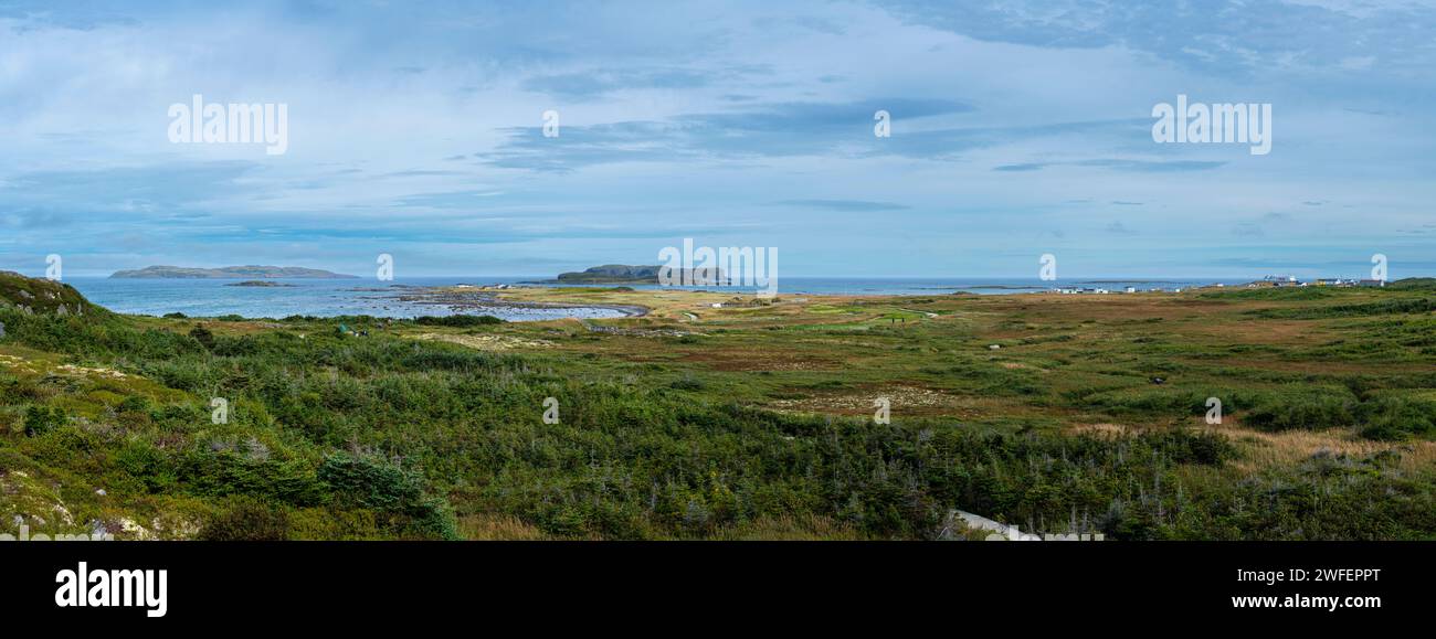 LAnse Aux Meadows, Green and Warrens Islands, Neufundland, Kanada Stockfoto