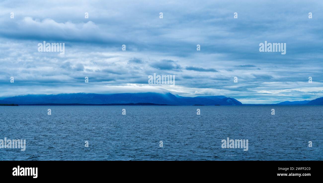 Wolken über der Bay of Islands, Neufundland, Kanada Stockfoto