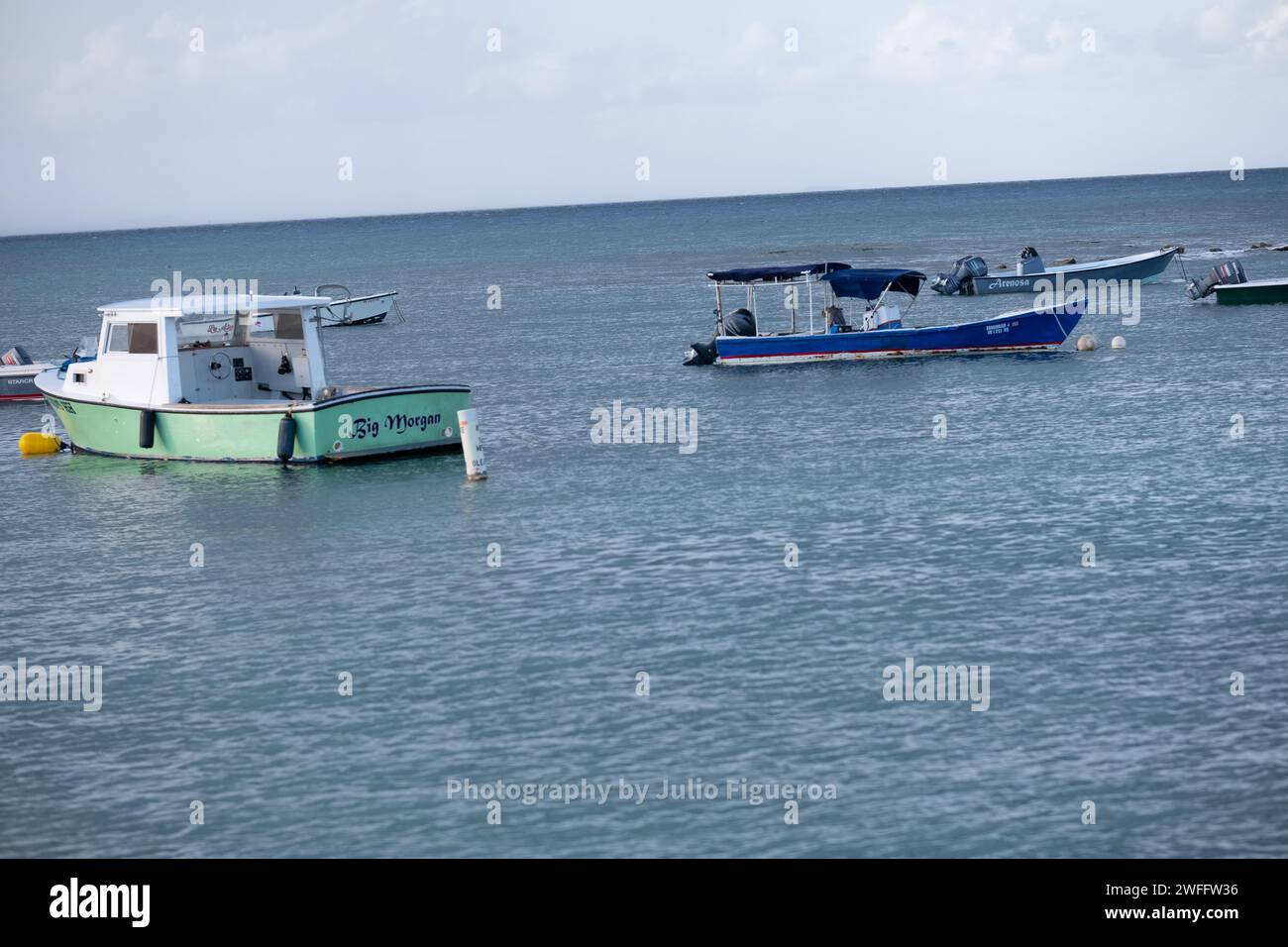 Vor der Küste von Vieques, Pr Stockfoto
