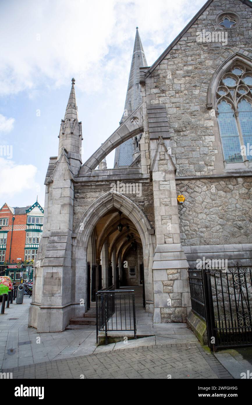 St Patrick's Cathedral in Dublin. Hochwertige Fotos Stockfoto