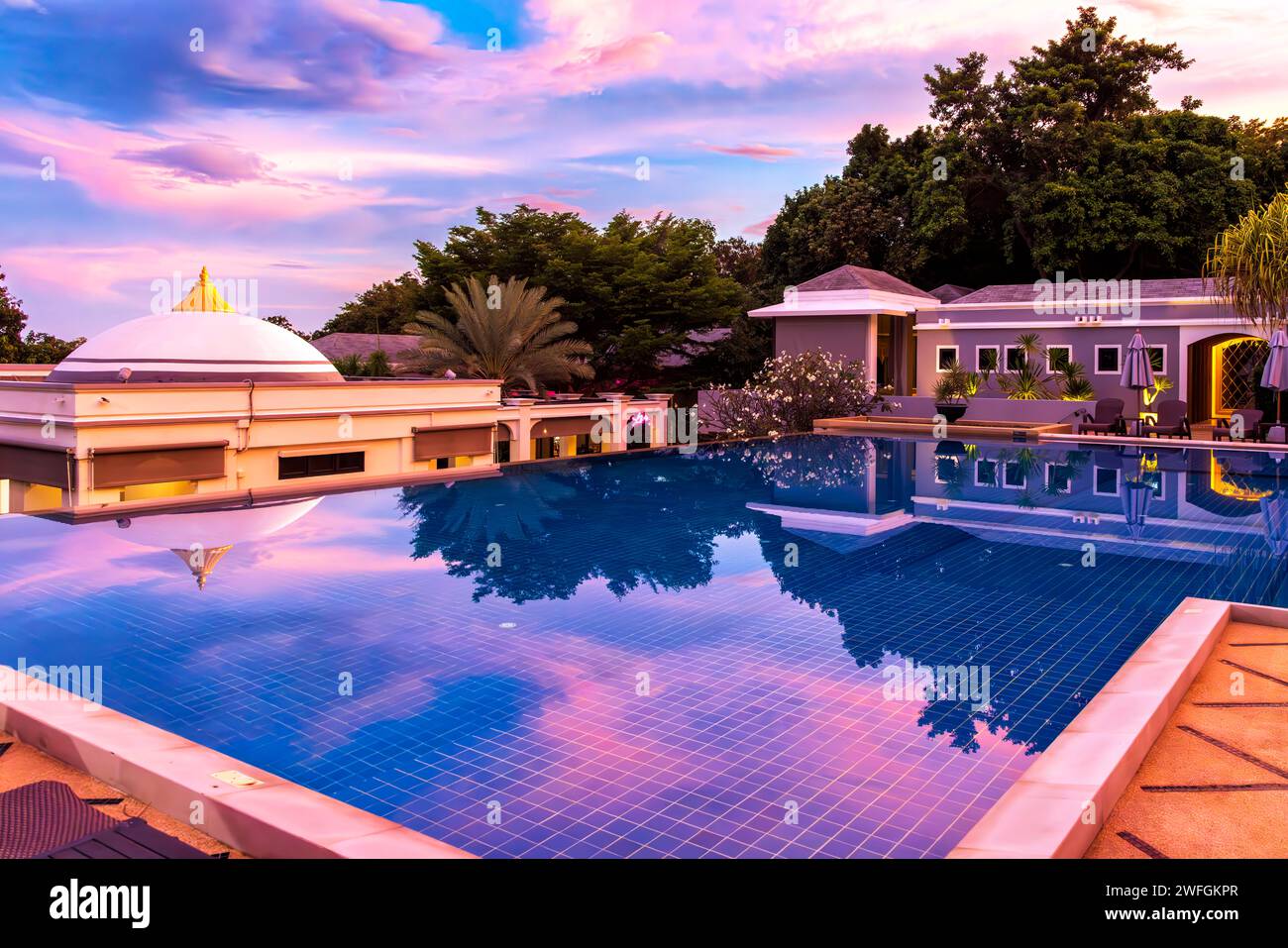 Absolute Sanctuary Wellness Resort at Sunset, Bo Phut, Ko Samui, Thailand Stockfoto