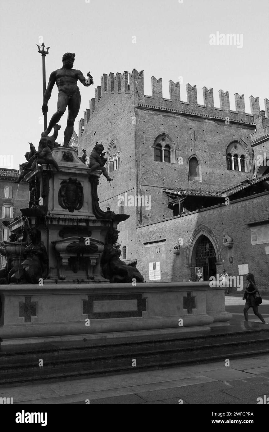 Torri degli asinelli, Bolognma Stockfoto