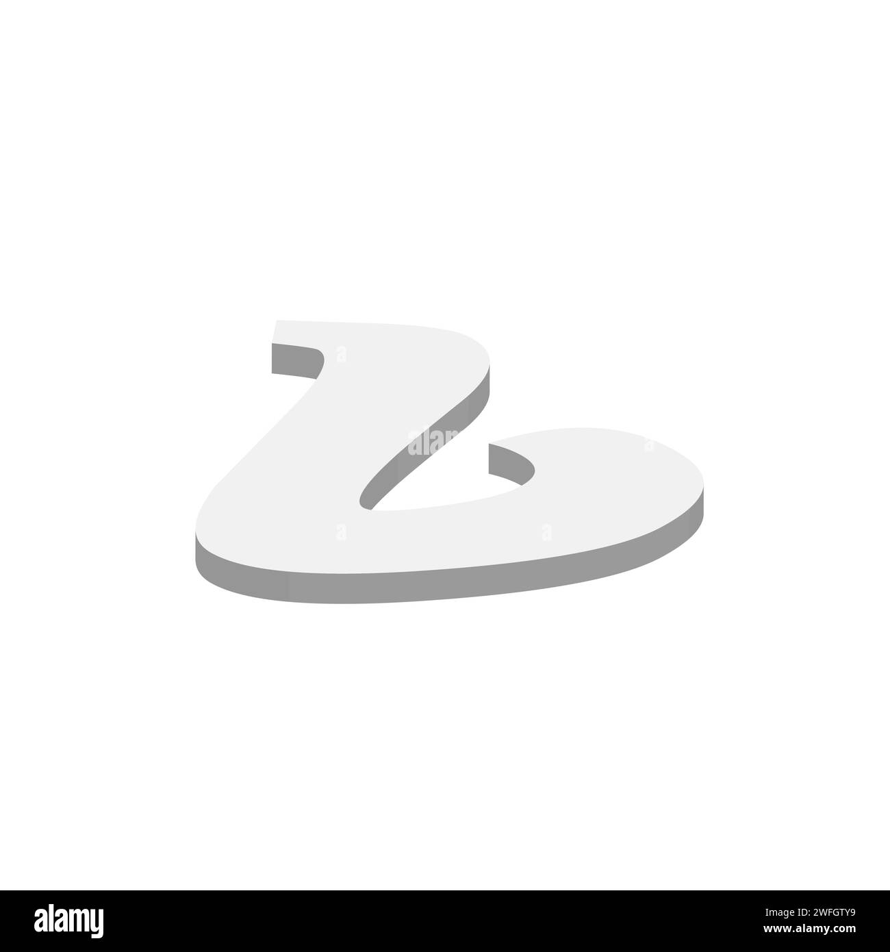 Symbol der Vimeo Social Media App. Abbildung des isometrischen 3D-Vektors. Stock Vektor
